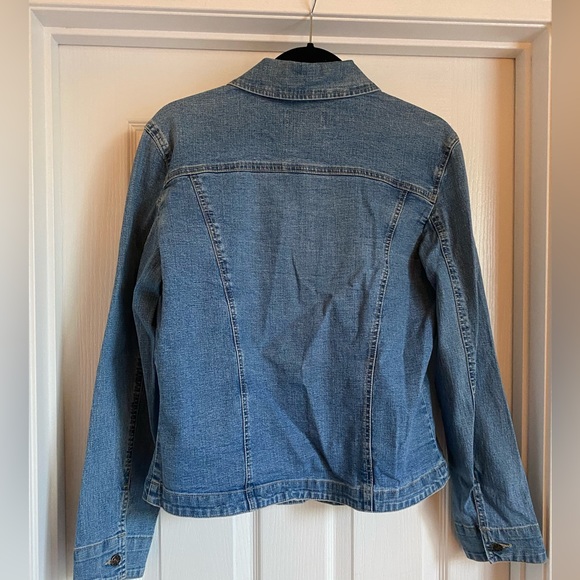 ‘Live a Little’ Jean Jacket, Size Large - Picture 3 of 3
